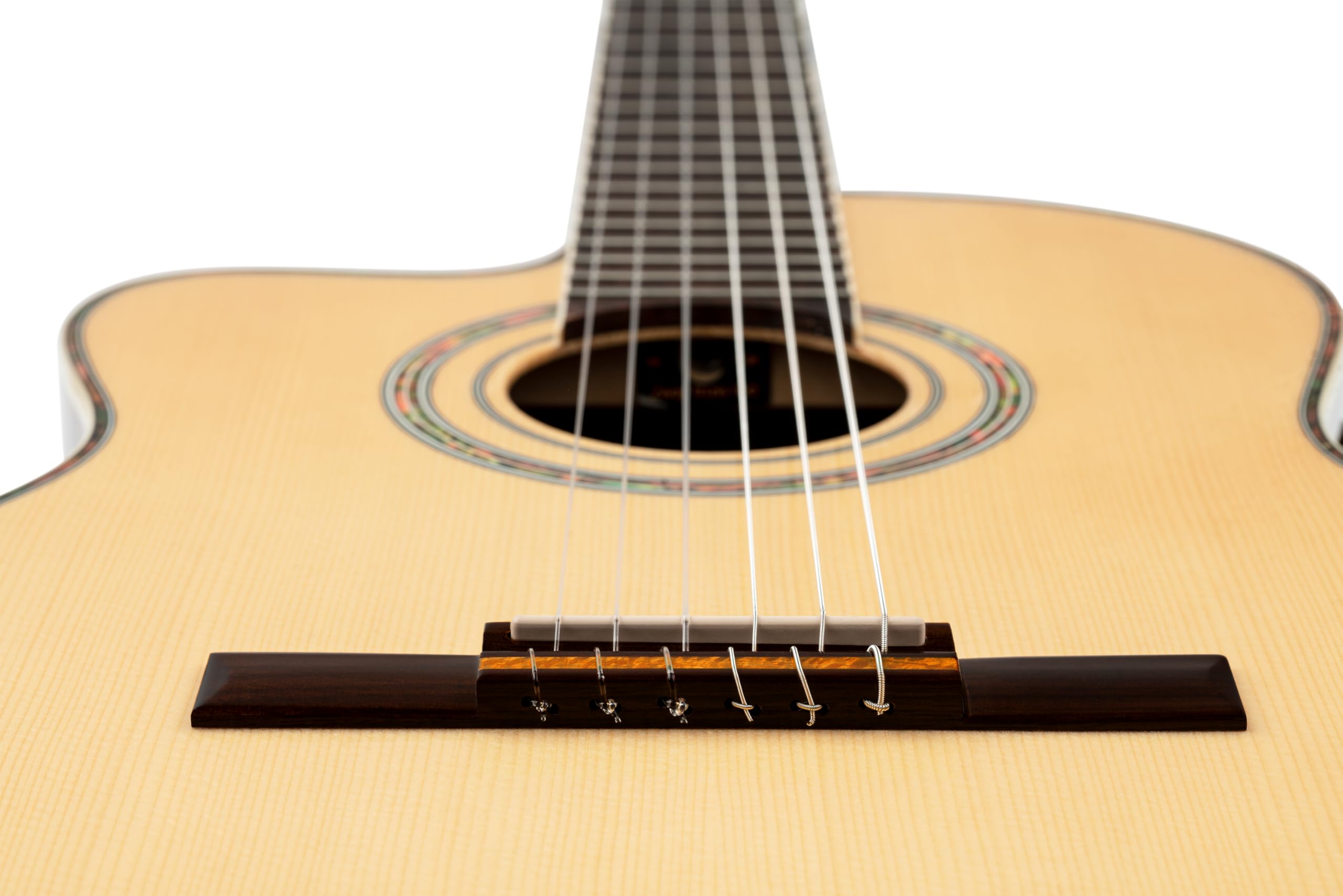 Ortega Guitars Family Series Pro - Guitarra de concierto para zurdos (electroacústica, abeto y caoba, incluye funda (RCE141NT-L)