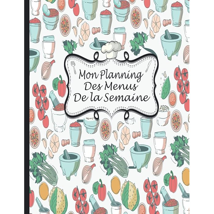 Buy Mon Planning Des Menus De la Semaine de Bord hebdomadaire