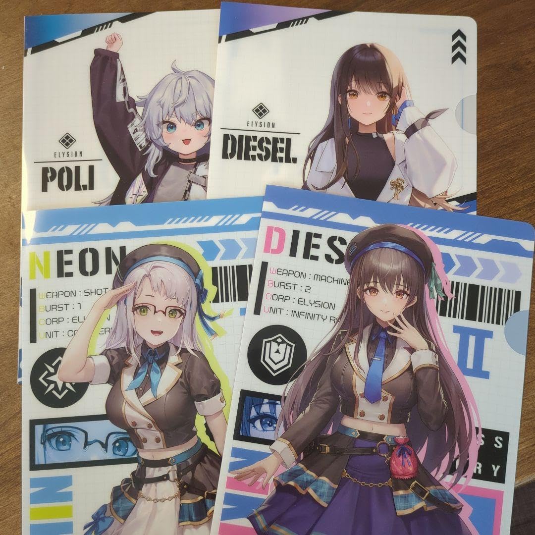 勝利の女神NIKKE クリアファイル　まとめ売り Amazon.co.jp: 勝利の女神:NIKKE クリアファイル 紅蓮 A4対応