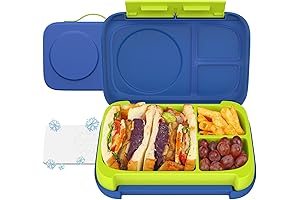 Caperci Leak-Proof Sandwich Container with Ice Pack for Big Kids & Adults