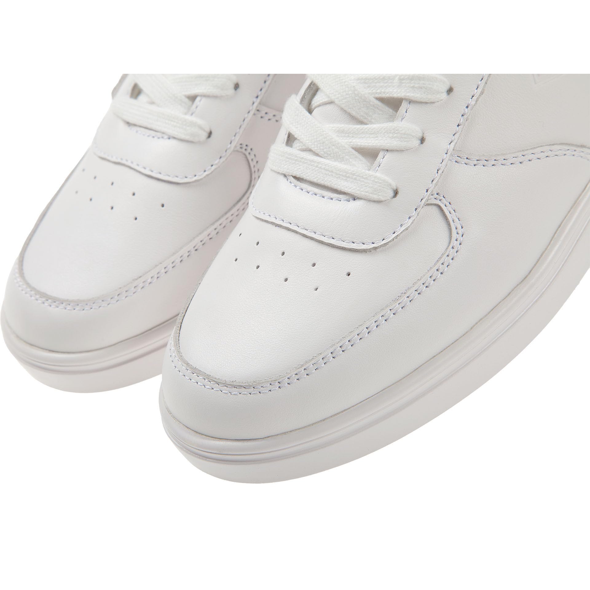 Diamant Unisex Low-Top Dance Sneakers Beat White - Echtleder weiß - volle Sohle - Einlegesohle herausnehmbar