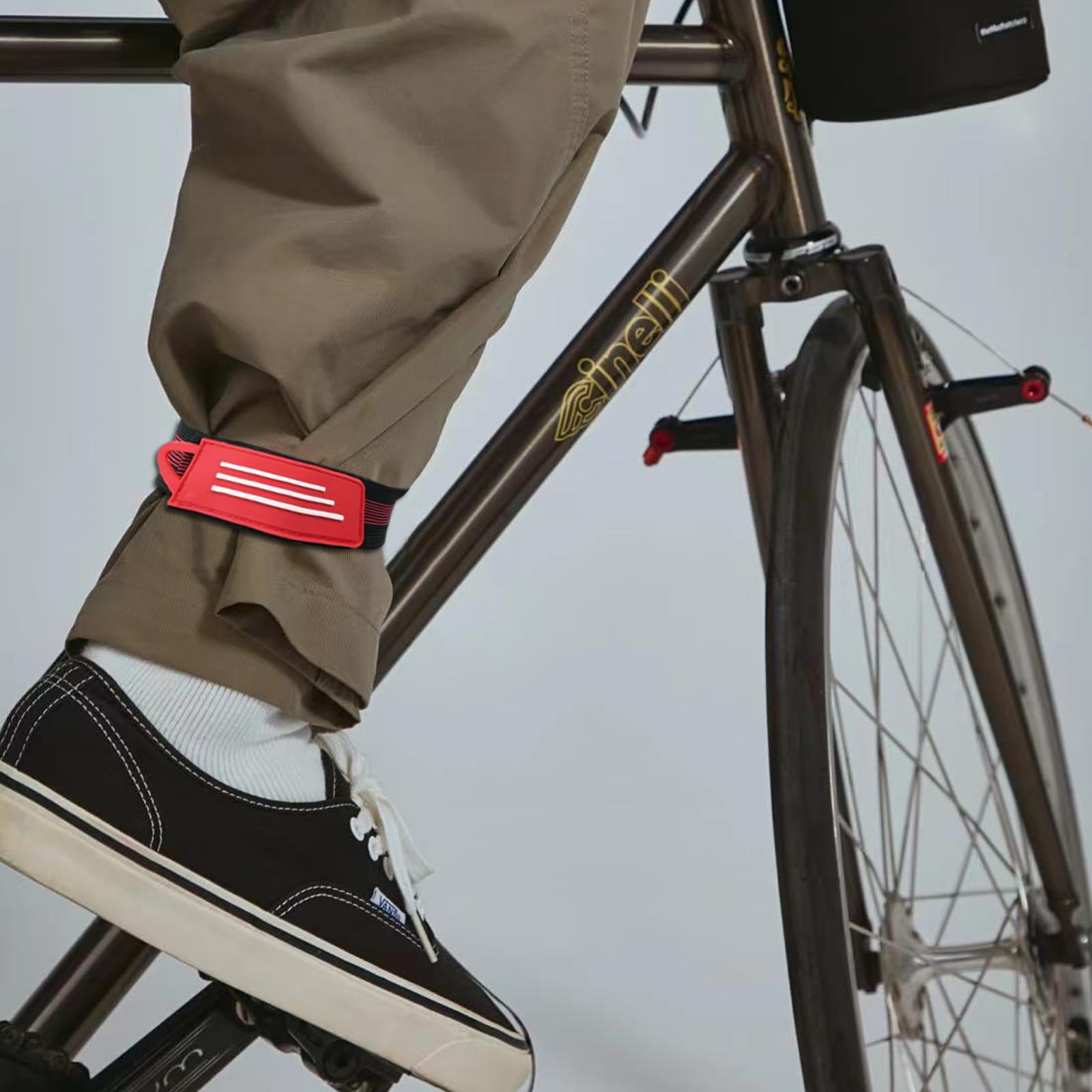 TENGWA Hosenklammer Fahrrad 10 STK Elastisch Hosenschutz Fahrrad Hosenband