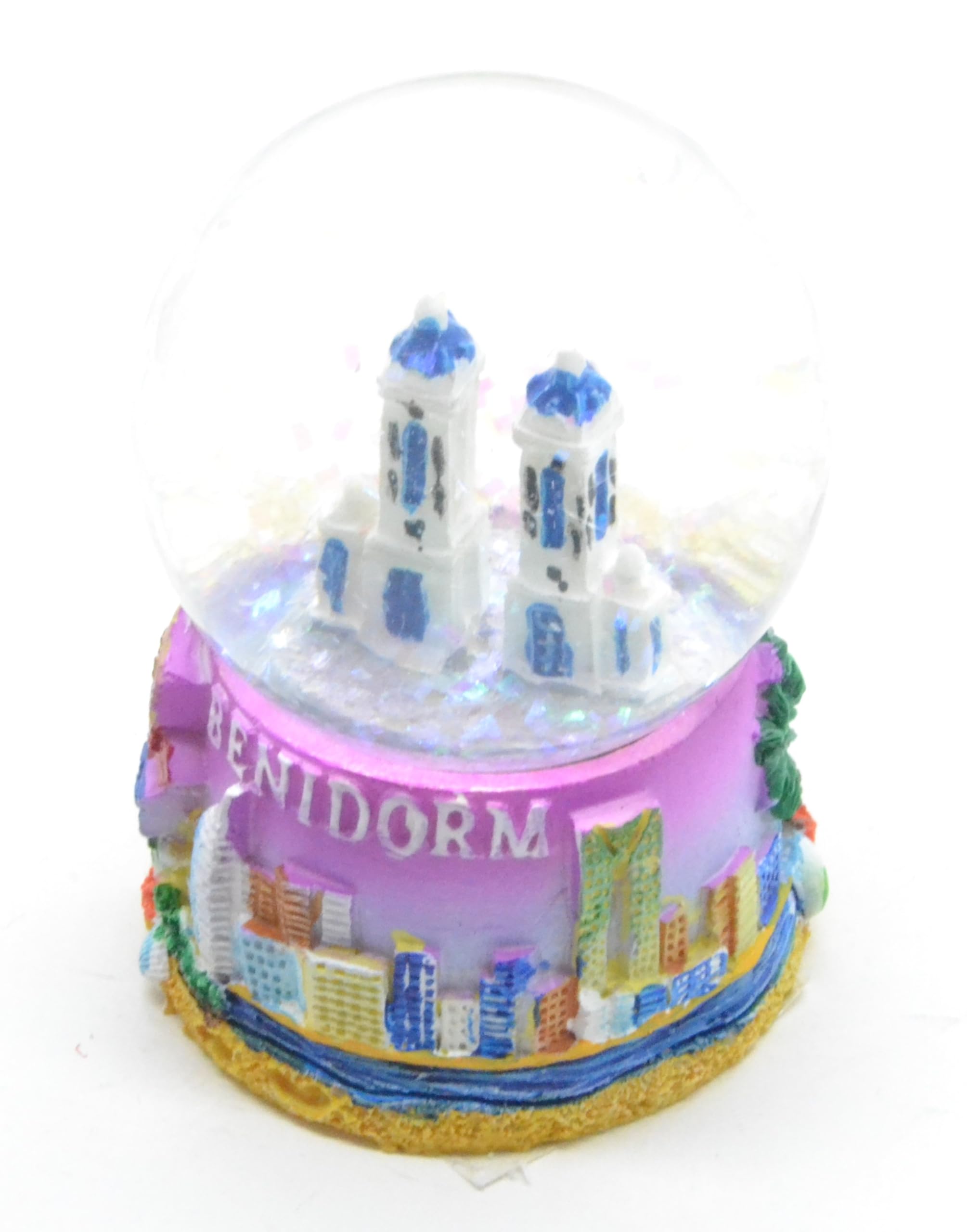 BETTER WITH FRIENDS Benidorm Church of Spain Flamenco and Sevillanas Spanish Dancers Snow Globe 7cm x 5cm x 4cm Small