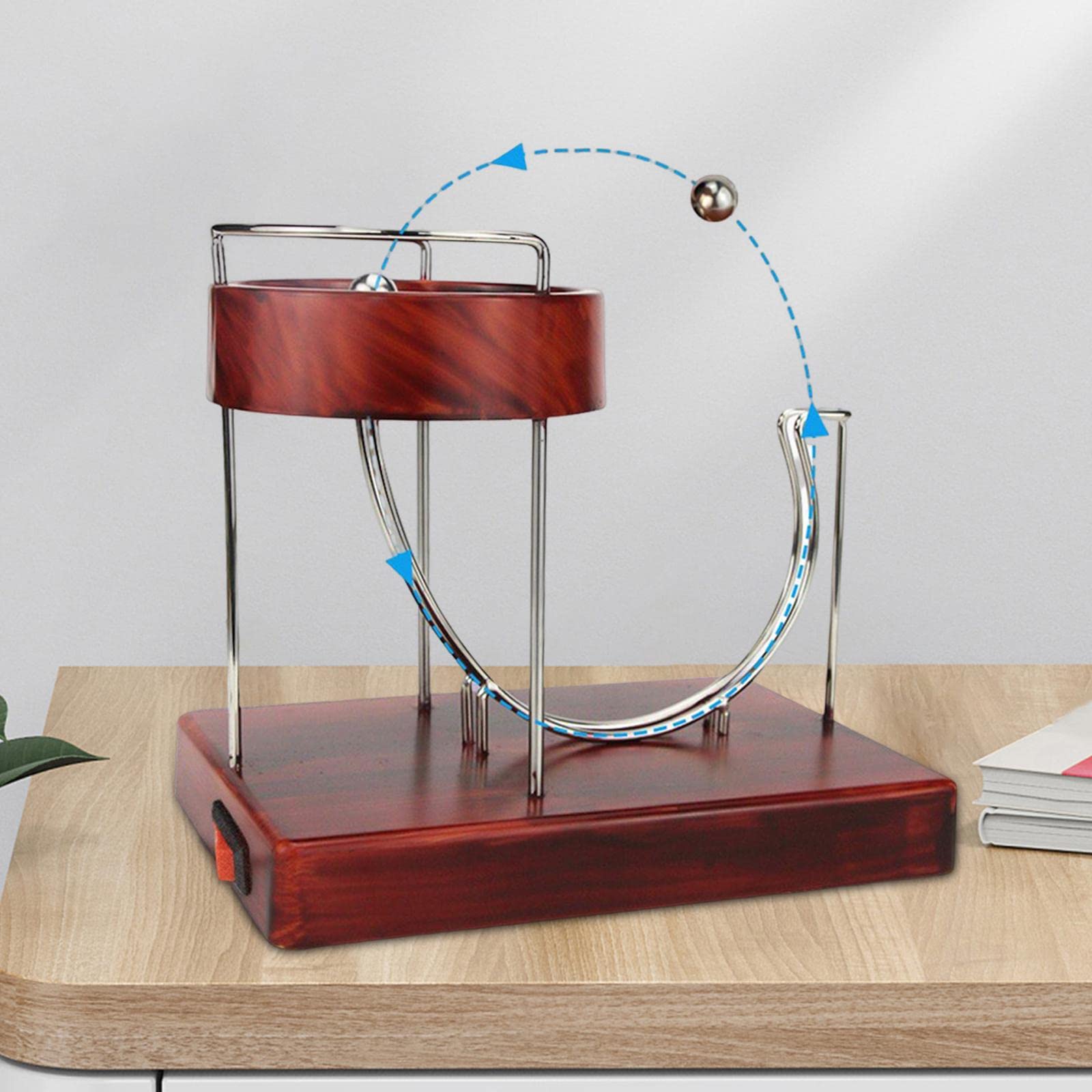 Juguete de Movimiento Adorno de Escritorio Modelo Orbital Máquina de Movimiento Infinito Material PP Ciencia Física Aplicable a Niños