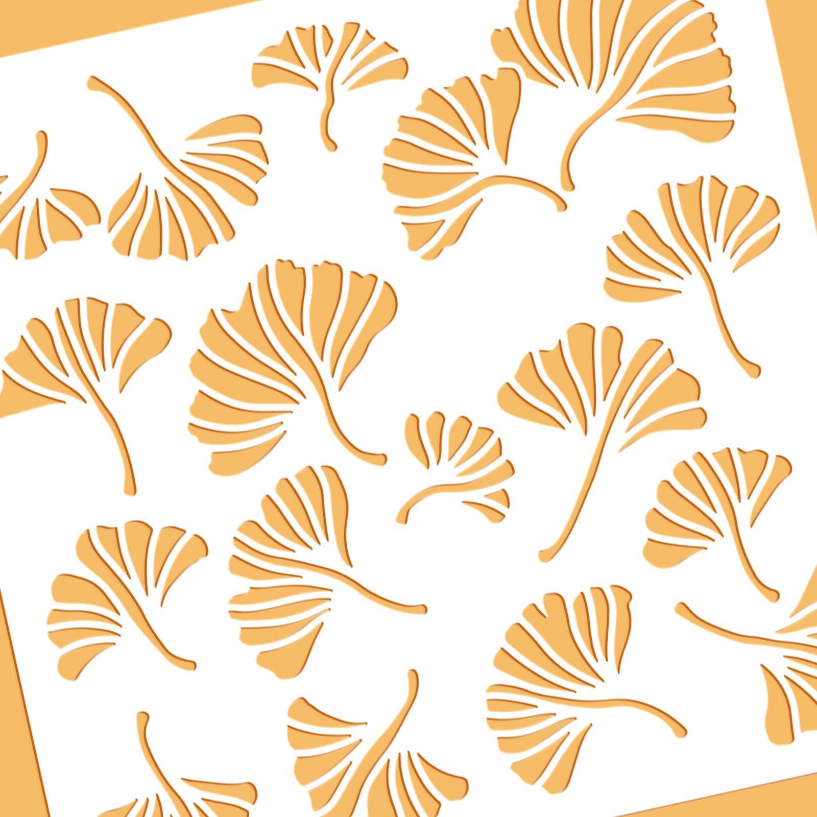 FINGERINSPIRE Pochoir Damassé 29,7 X 21 Cm Pochoir Mural Damassé  Réutilisable Pochoir Floral, image size:1600x1600