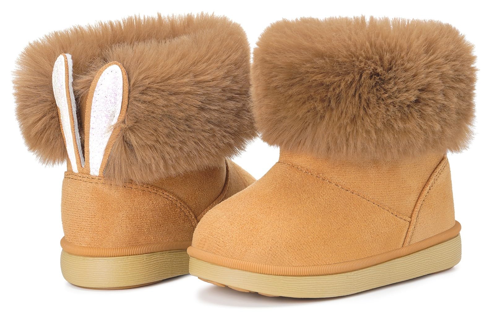 Gaatpot Stivali per Bambine e Ragazze Stivaletti da Neve Ragazzi Fodera Scarpe con Invernali Bambini Stivale con Imbottitura Calda 20-29EU