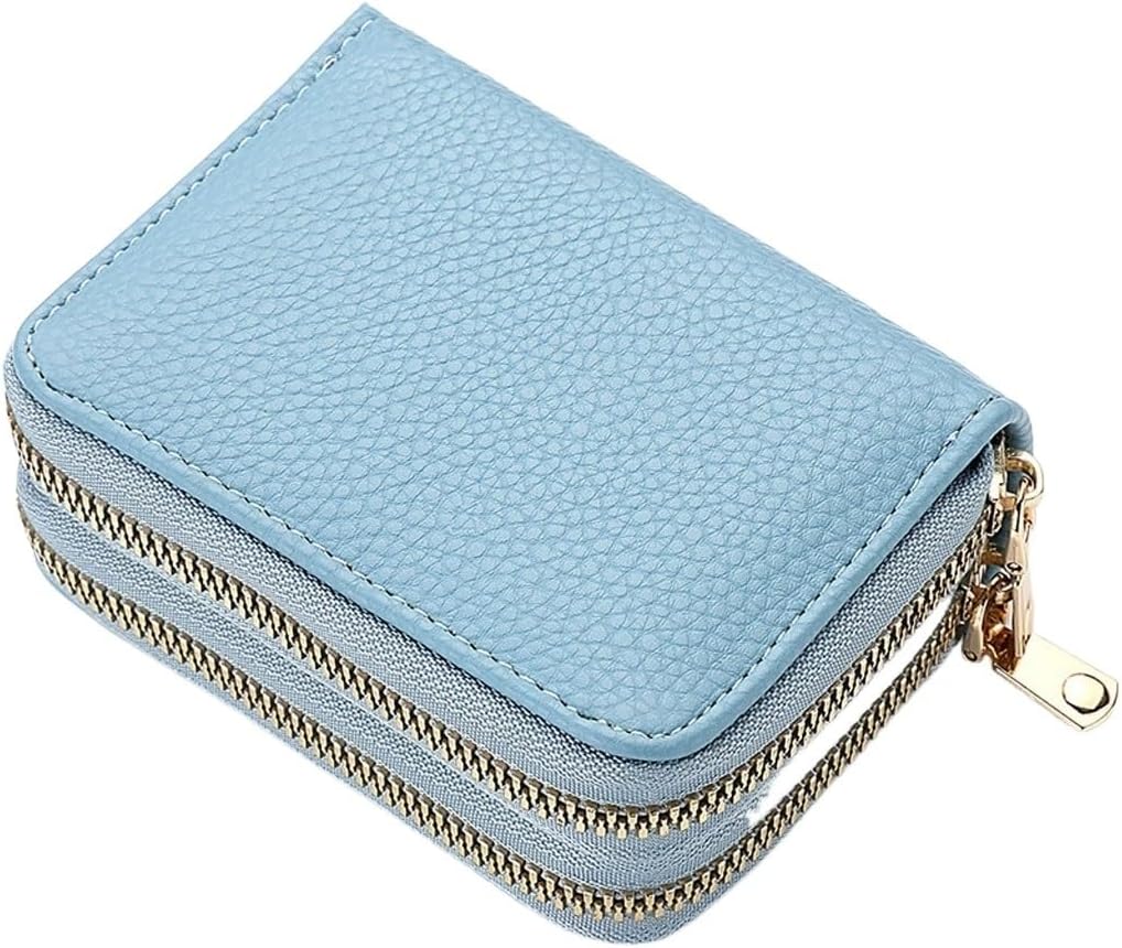 Cross border card bag Solid colo large capacity multiple card slots anti demagnetization compact wallet ID slot new card holder