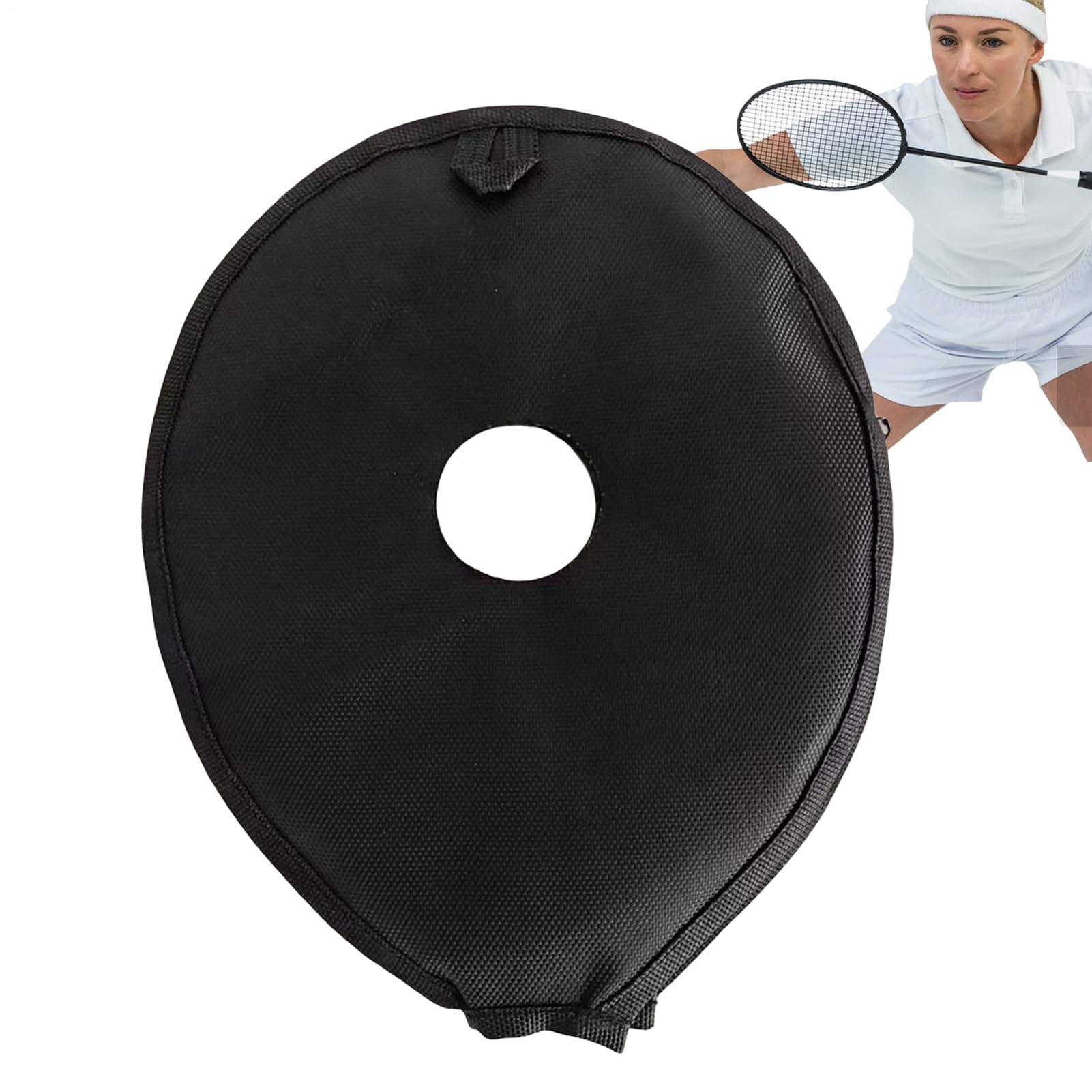 Badminton Racket Head Cover – Oxford Rackets Protective Gear | Durable Indoor Outdoor Training Accessory For Swing Practice Court Sports Single Power Resistance Equipment