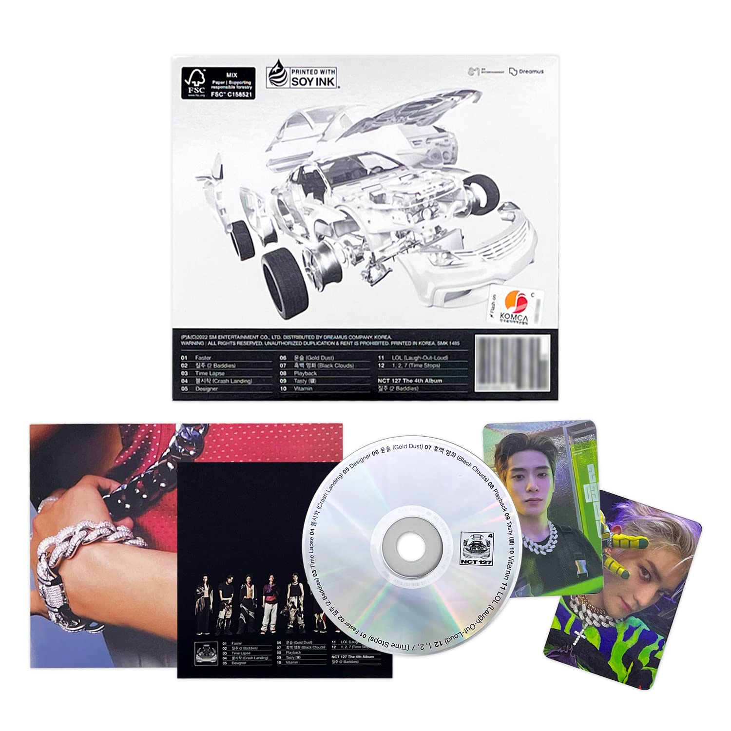 NCT127 질주 2baddies アメリカ限定 トレカ ヘチャン NCT127 2Baddies Digipack US ヘチャン トレカ