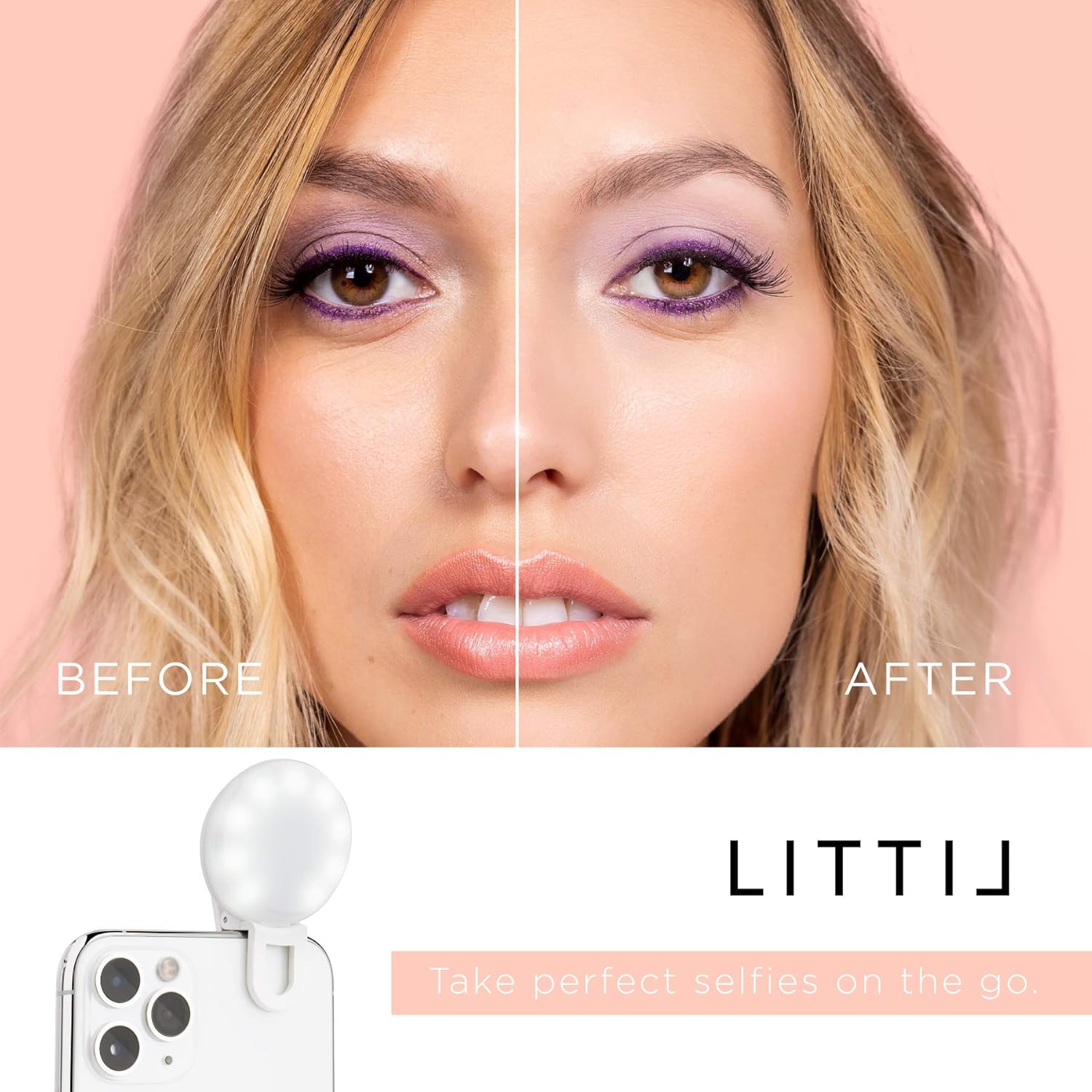Hot Deals LITTIL Selfie Mini - Rechargeable Selfie Ring Light for Mobile Phone or Laptop | 3 Adjustable Light Modes | Bright LED Light Perfect for Tiktok, Influencers, Stories, Photos, Videos, & Vlogs Up To 60% OFF LITTIL Selfie Mini - Rechargeable Selfie Ring Light for Mobile Phone or Laptop | 3 Adjustable Light Modes | Bright LED Light Perfect for Tiktok, Influencers, Stories, Photos, Videos, & Vlogs