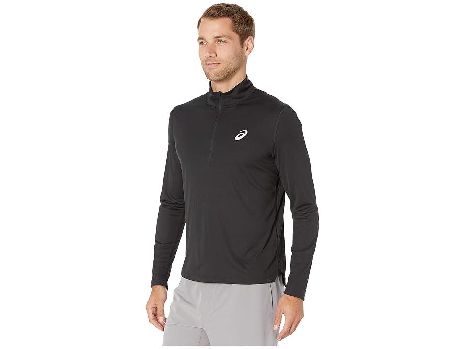 

ASICS Run Silver Long Sleeve 1/2 Zip Top (Performance Black) Men's Workout