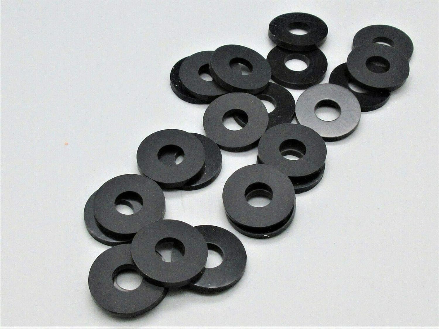 3/8 ID x 1 OD x 1/8 High Temp Silicone Rubber Washers #TNM12