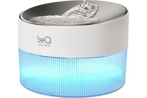 Cat Water Fountain No Filter Needed, 2.5L/84oz