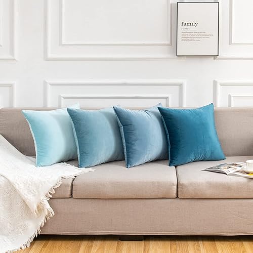 Miniatura 7 de Juego de 4 fundas de almohada cuadradas suaves de terciopelo naranja otoñal, fundas de cojín cuadradas suaves para sofá, dormitorio y automóvil,