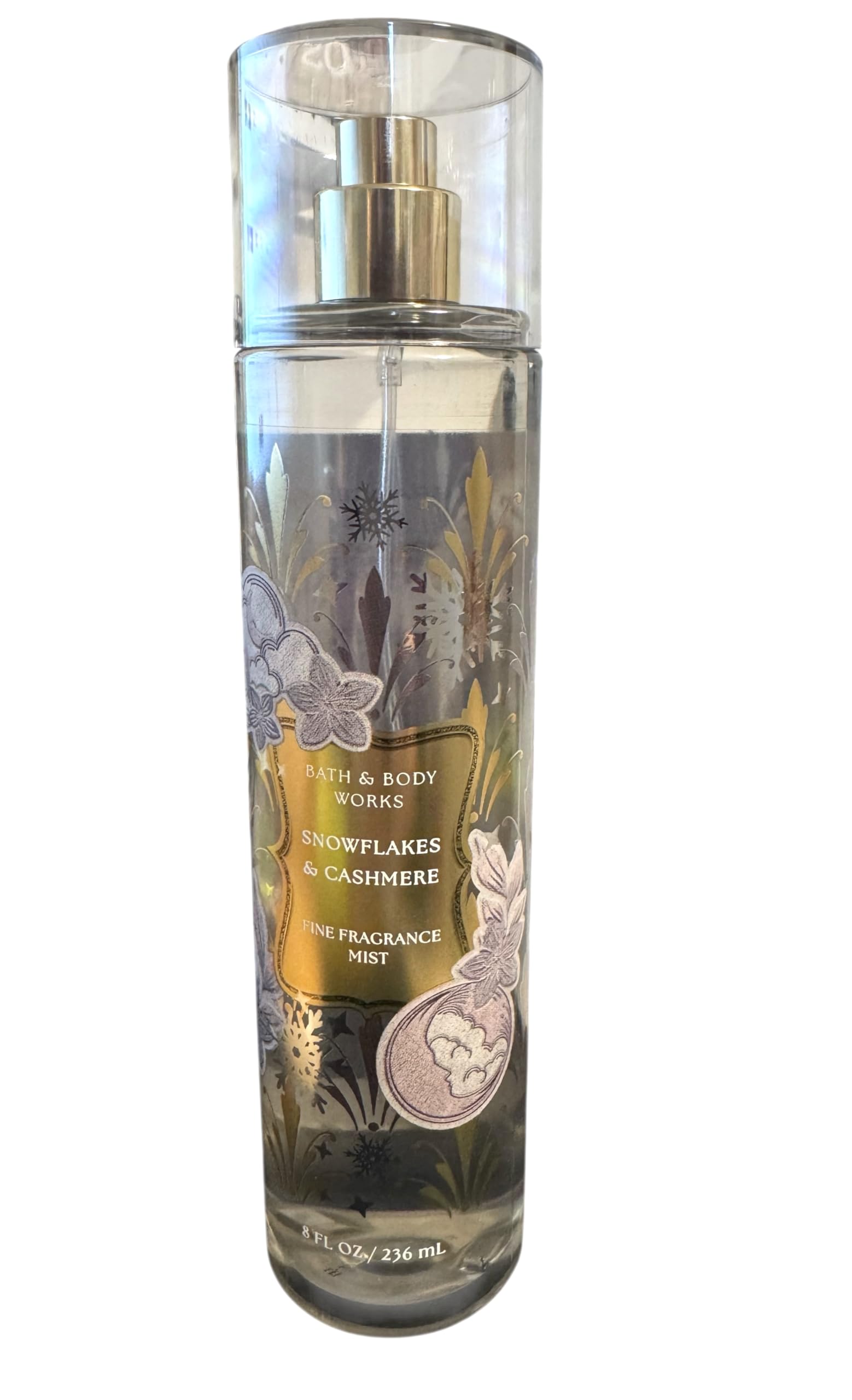 Fine Fragrance Body Spray Mist 8 fl oz / 236 mL (Snowflakes & Cashmere)