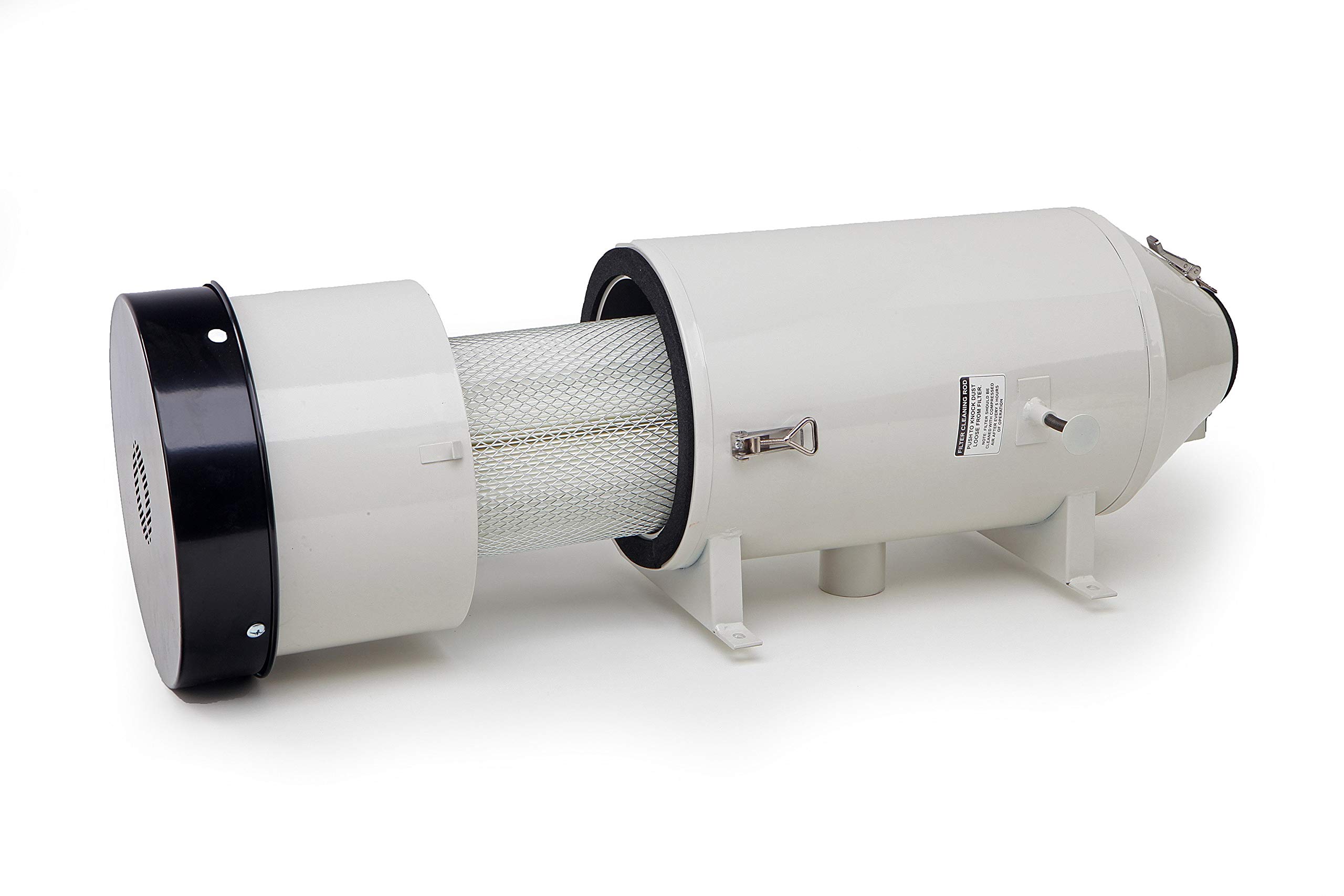 KIT EXTRACTOR CON FILTRO PARA CABINA CHORREADORA DE ARENA. Colector de polvo para cabina arenadora. Modelo de alta capacidad 730 x 300 x 300 mm