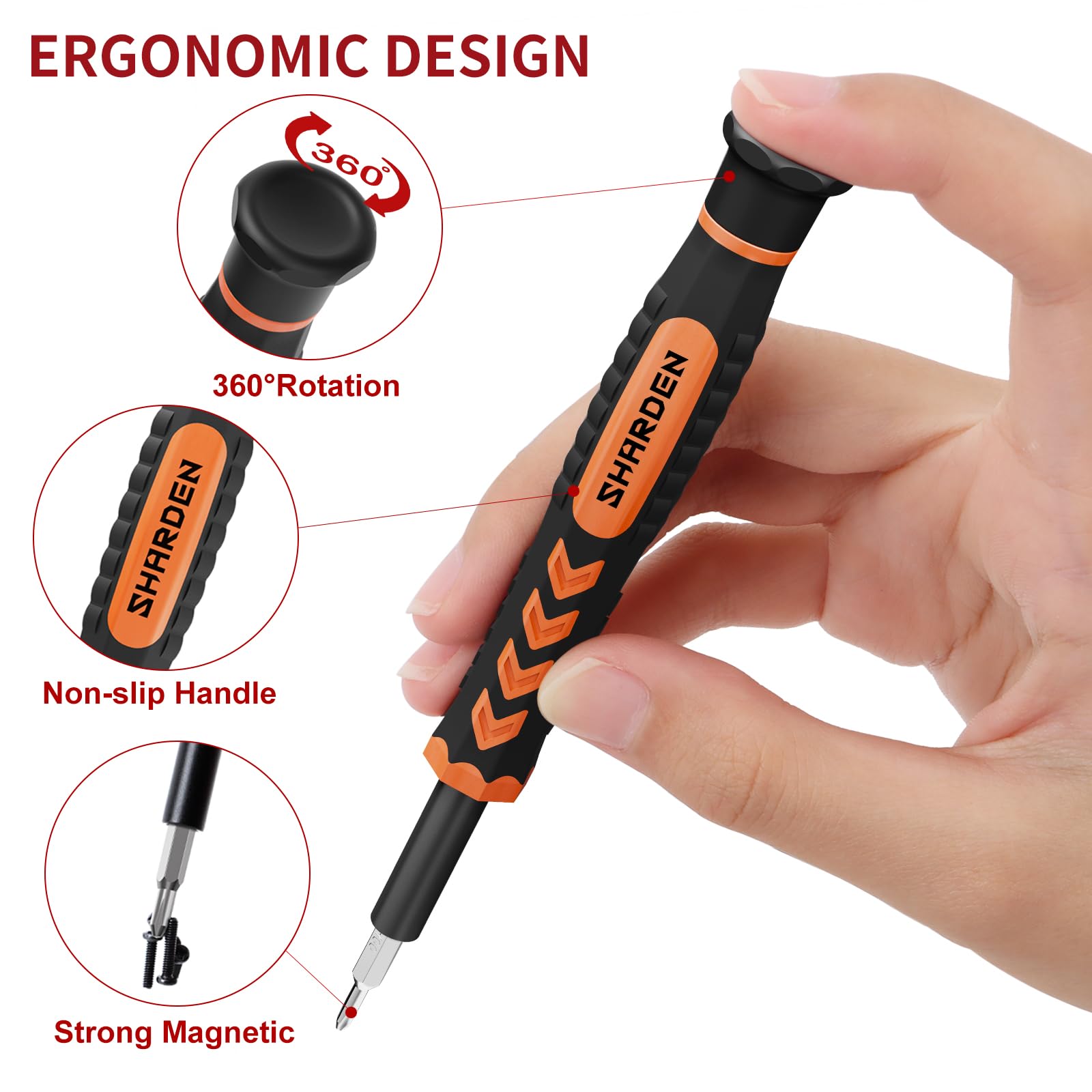 Sharden 59-in-1 Magnetic Screwdriver Set -3