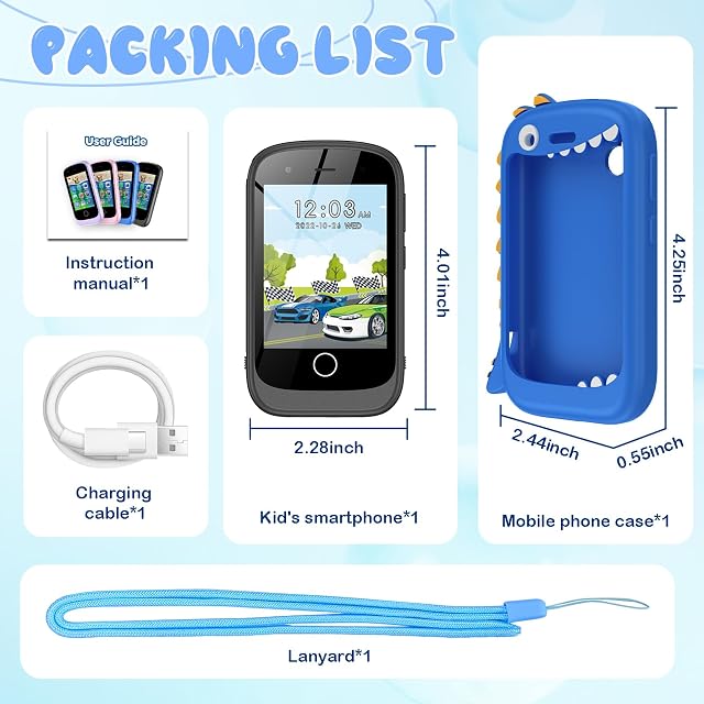 Foto 7 de 7 de Smartphone Niños, Moviles niños con Llamadas, SOS, 17 Juegos, Linterna, Música, Cámara