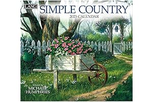 Companies, Simple Country Special Edition 2025 Wall Calendar