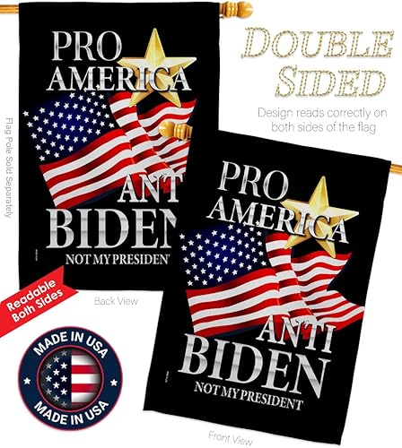 Miniatura 3 de FJB Flag Pro America - Paquete de bandera anti-Biden House de Estados Unidos, presidente político demócrata, fiesta de té republicana de Estados