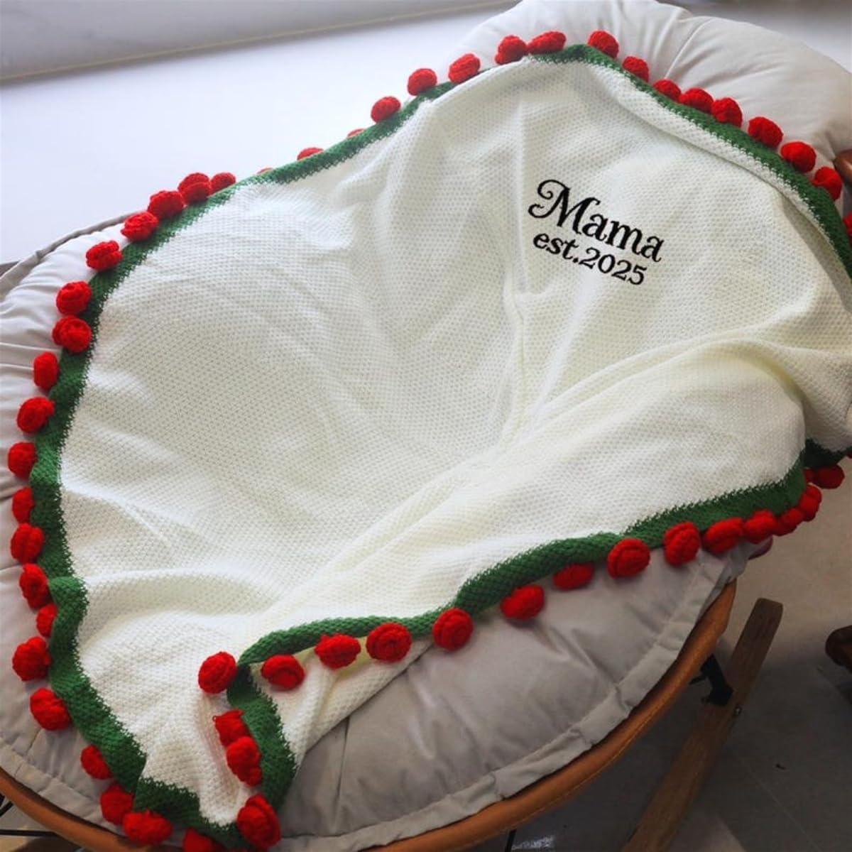 Couverture en crochet artisanale pour bouquet : créez une table de mariage bohème