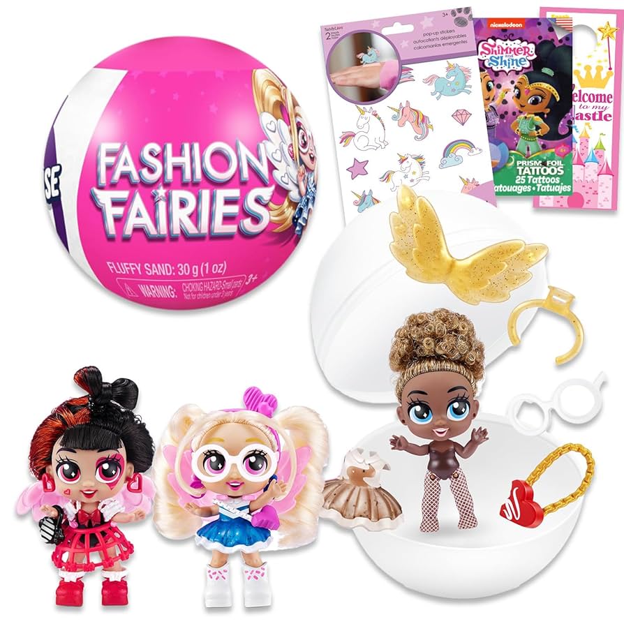 Zuru 5 Surprise Fashion Fairies Squad Capsule Set - Bundle