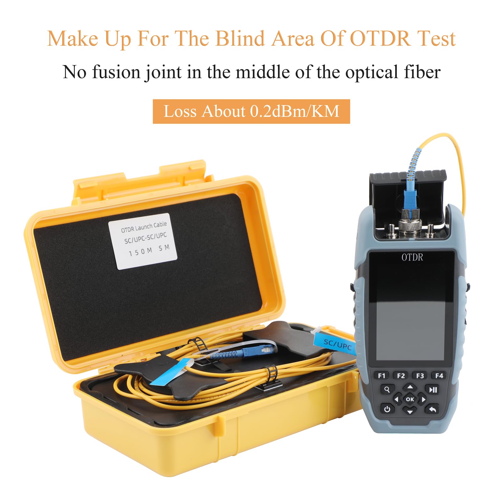 OTDR Verlängerungskabel 150-2000m,LWL OTDR Einführungskabel Box Dead Zone LWL Ring, OTDR Faser Tester Verlängerungskabel,faser Startkabelbox OTDR Produkteinführungs Kabel