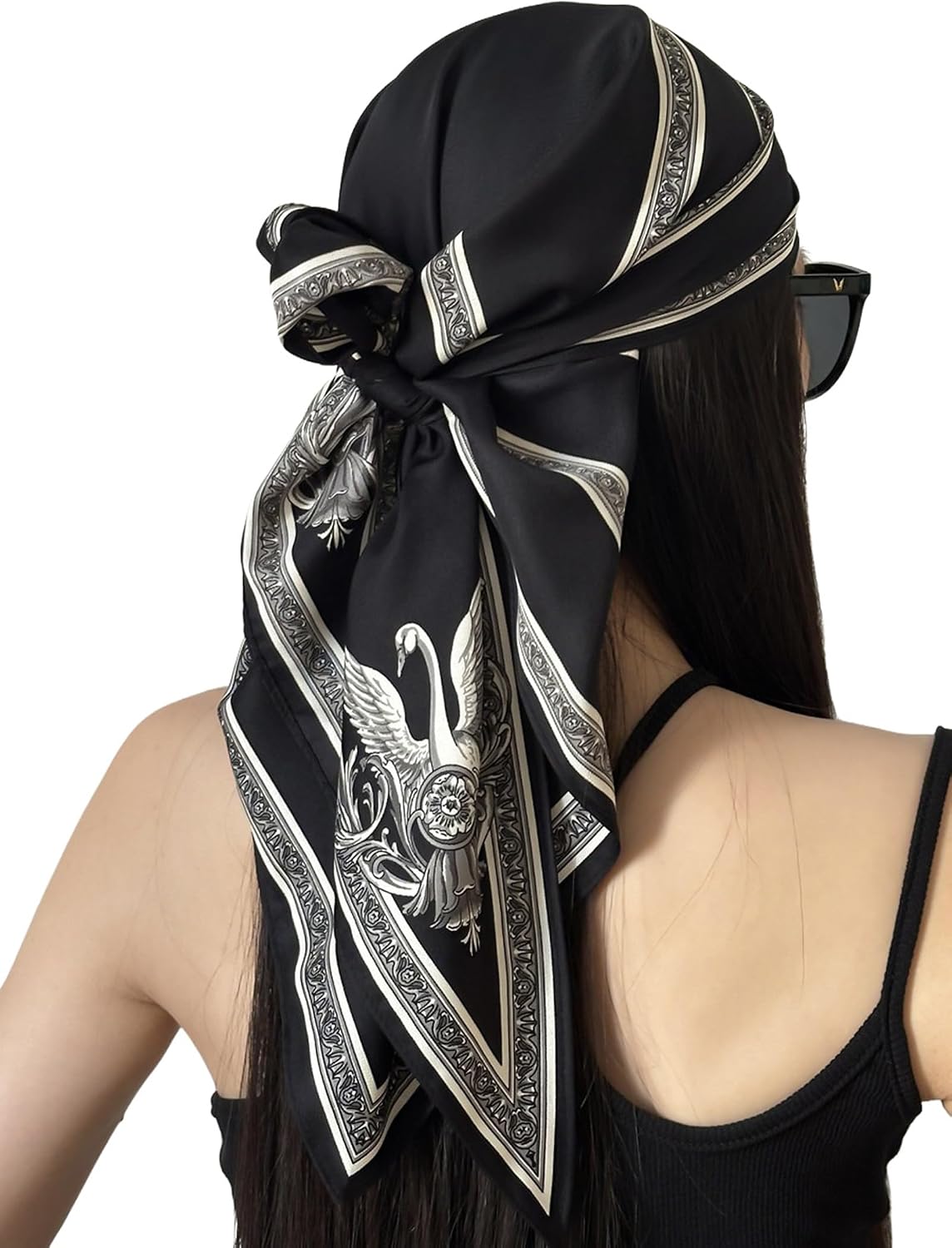 Head Scarf Triangular Scarf Belt Wrap Hairscarf Fashion Scarves Hair Wrapping Scarfs Night Sleeping Headscarf B05