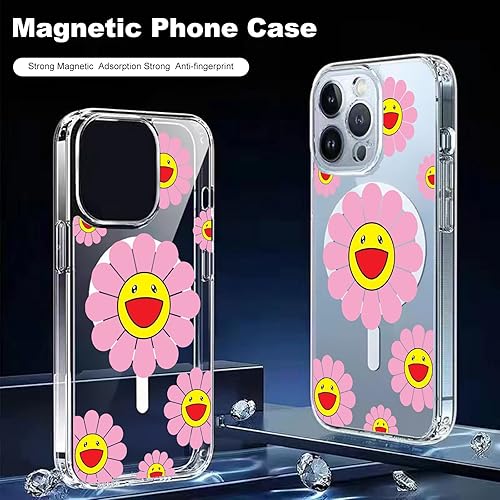 Miniatura 9 de Funda magnética para iPhone 13 compatible con carga inalámbrica MagSafe, diseño de perro, a prueba de golpes, antiarañazos, para hombres y mujeres