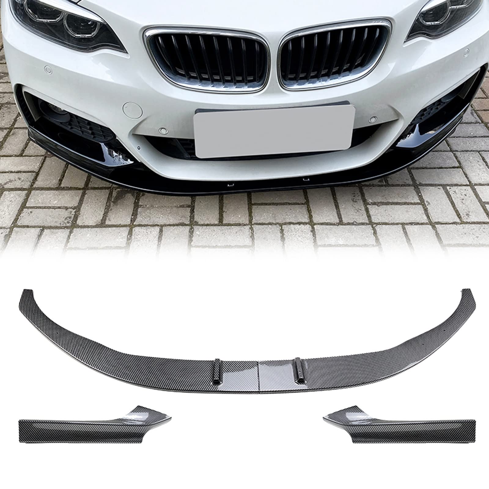 Spoiler de pare-chocs avant pour BMW Série 2 F22 F23 M Sport