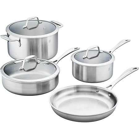 ZWILLING Spirit Stainless Stainless Steel Cookware Set, 7pc