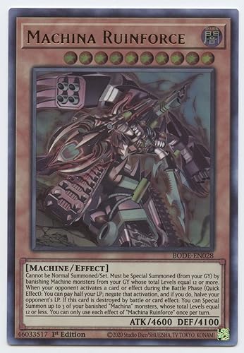 Machina Ruinforce - BODE-EN028 - Ultra Rare - 1ª Edición