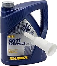 Kühlerfrostschutz Konzentrat MANNOL AG11 Longterm -40°C 5 Liter blau mit Ausgießer