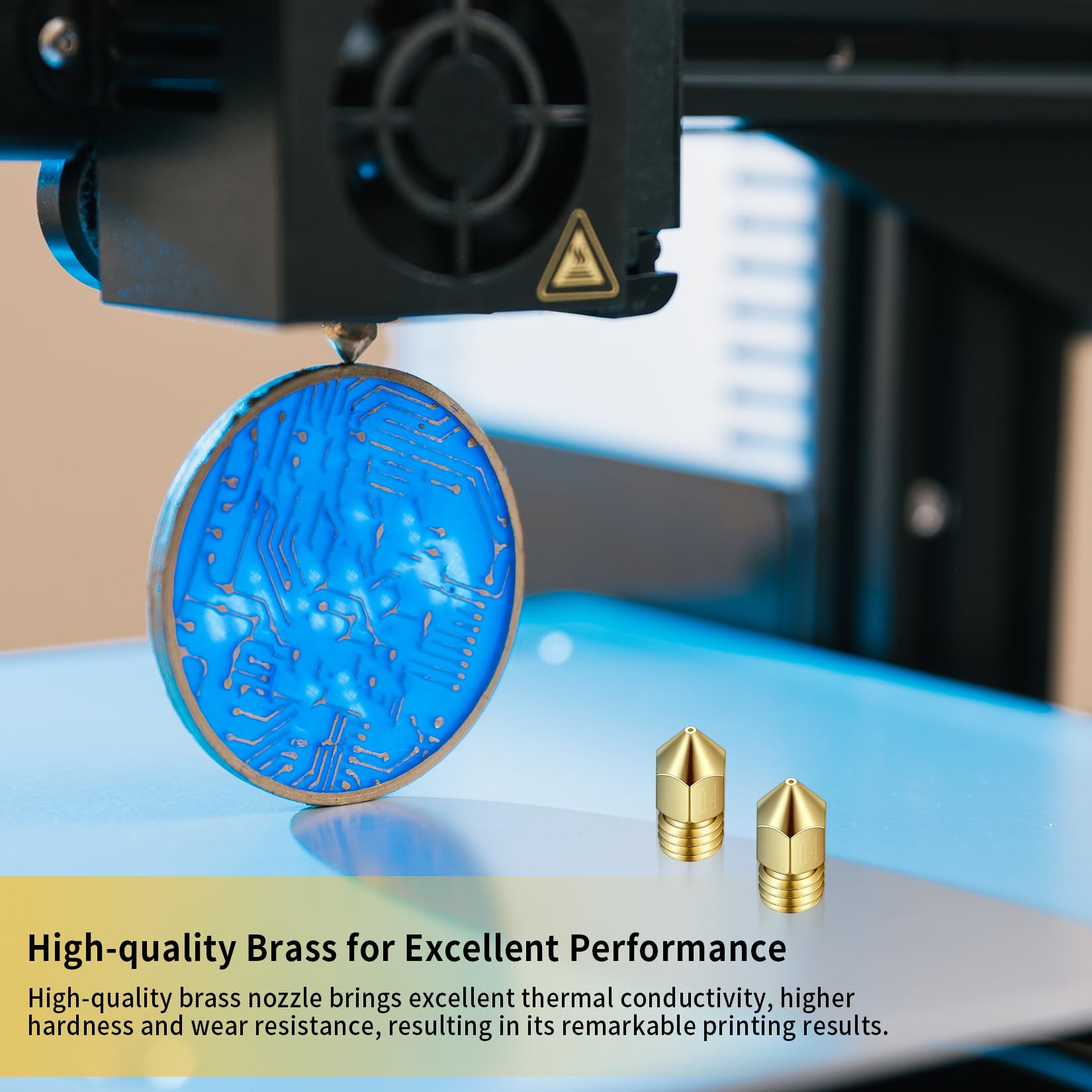 Dysze 0,4mm, 20 sztuk Dysze do drukarki 3D, mosiężne dysze do drukarki 3D Kompatybilne z Creality Ender 3/Ender 3 V2/Ender 3 Pro/Ender 3 Max/Ender 5 Pro/Ender 3 S1/Ender 3 Neo/Anycubic i3 Mega Pro