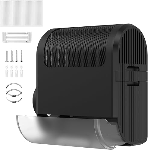 Ventilación de secadora interior 3 en 1 filtro de pantalla de poliéster y sistema de cajón de agua para secadoras de ropa eléctricas, incluye