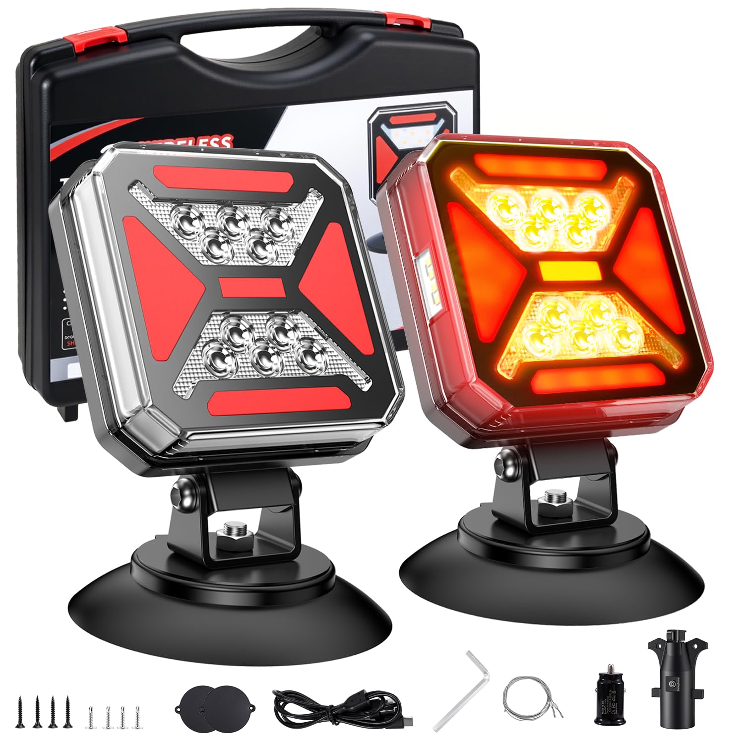 Forenner 8-in-1 Wireless Trailer Lights