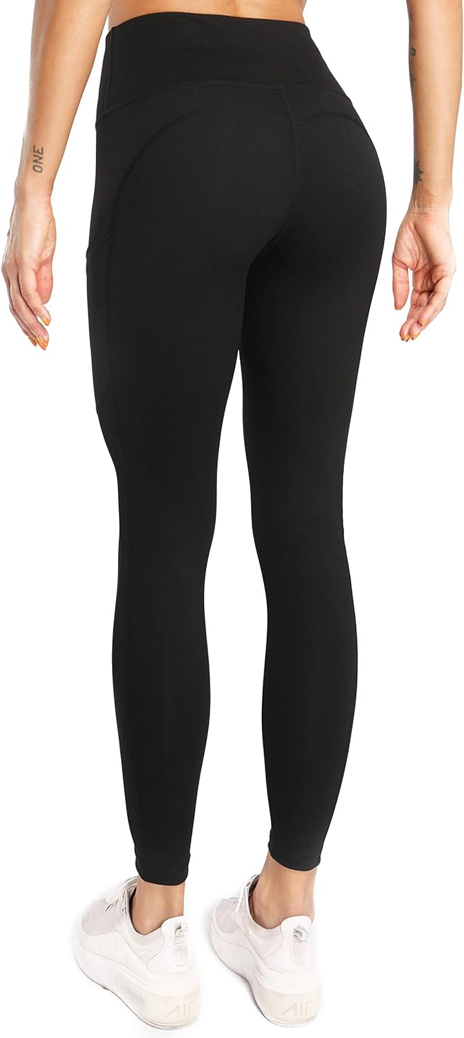 Sweetaluna Workout Leggings for Women with Pockets Capris,High Waist Training Yoga Pants Running Tights… : Sports & Outdoors
