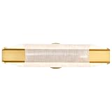 Vintage Brass LED Vanity Wall Light by Nuvo – view 6