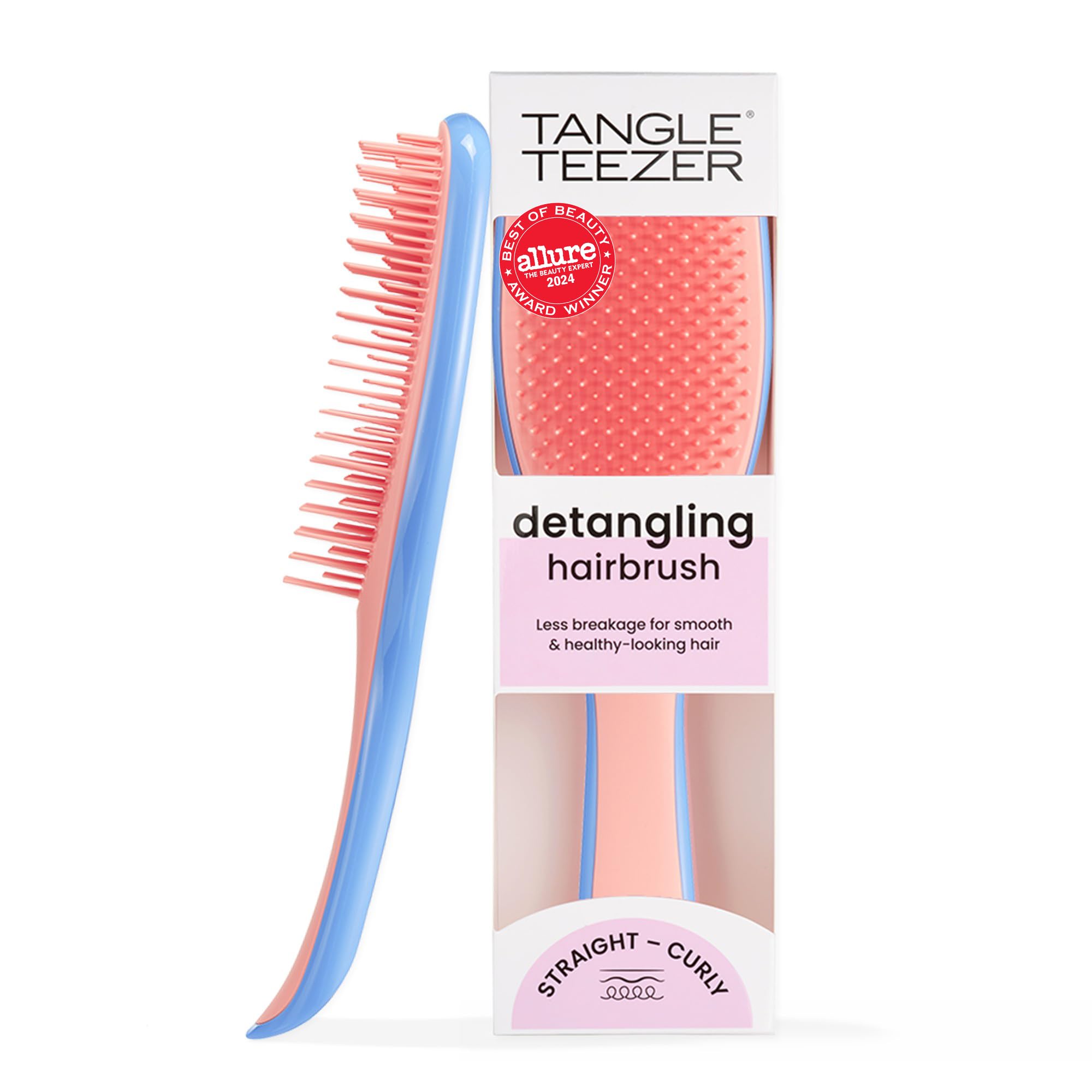 Tangle Teezer The Ultimate Detangling Brush, Dry and Wet Hair Brush Detangler for All Hair Types, Apricot Blaze