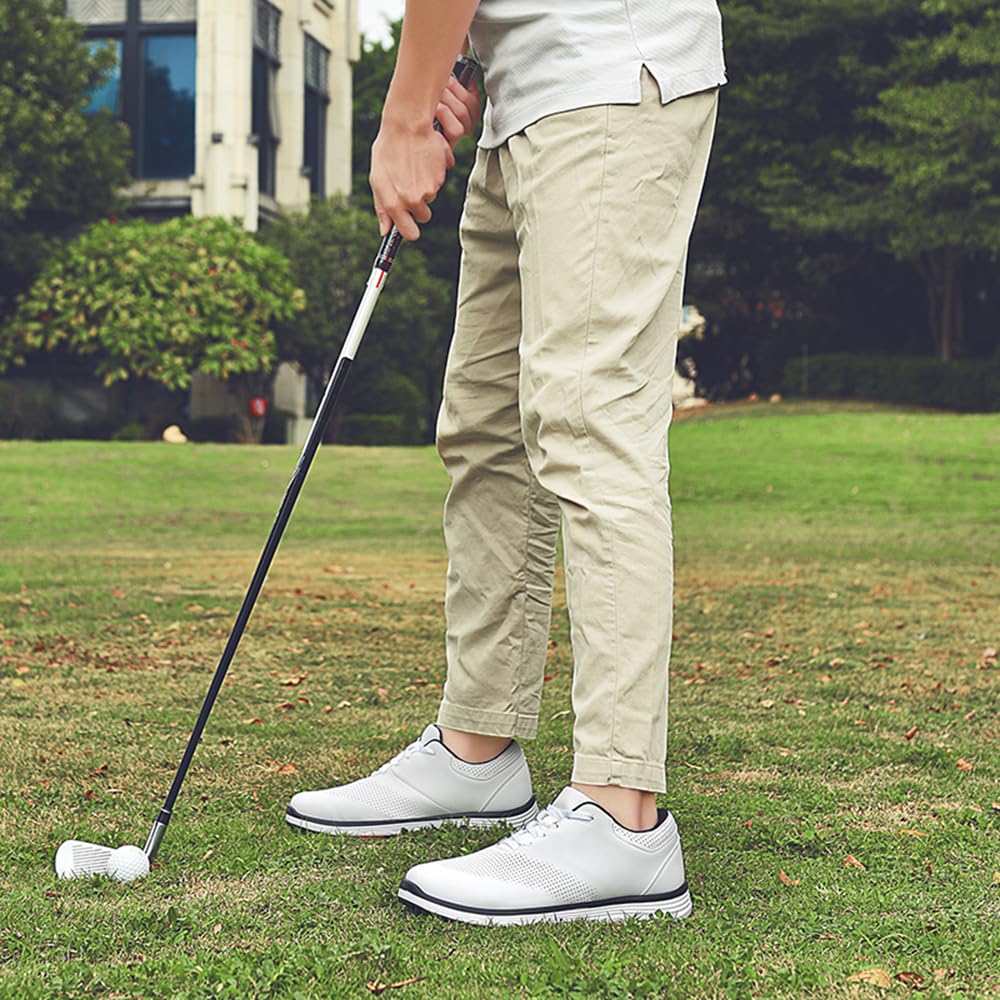 Zapatos de Golf Sin Clavos Transpirables Al Aire Libre para Hombres para Hombres y Mujeres