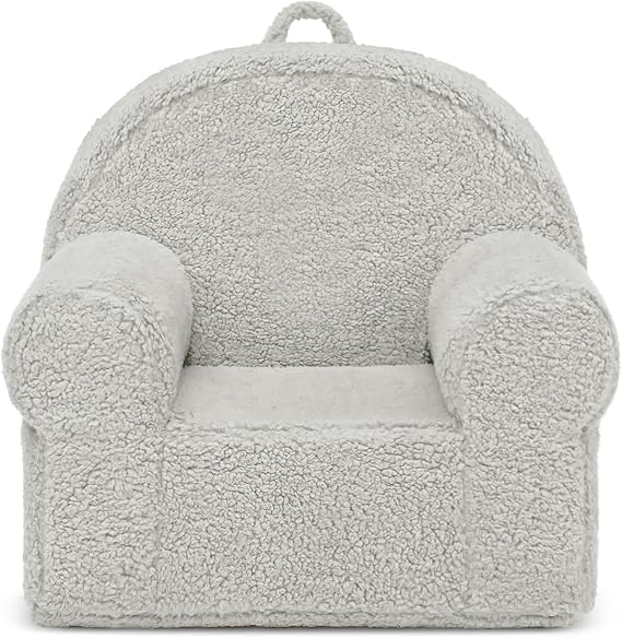 ILPEOD Toddler Chair Sherpa Couch Kids Plush Chair Sherpa