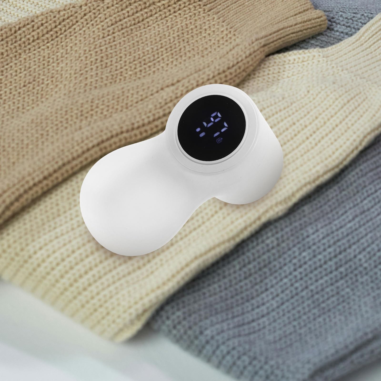 Balacoo Levapelucchi Elettrico Ricaricabile Struttura Semplice, Lama in Acciaio Inox, Capacità 800mah, per Divani e Biancheria da Letto, Comodo e Portatile