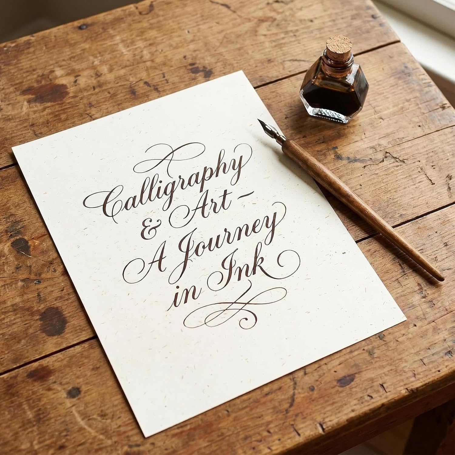 Ivory Fiber Stationery Writing Paper, 8.5" x 11" Letter Paper image 5