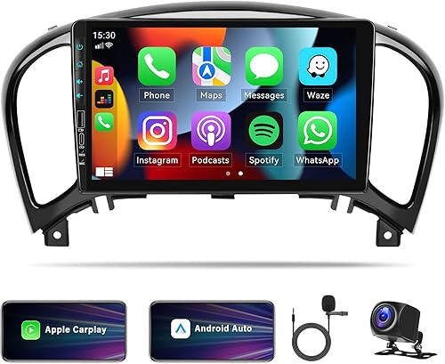 Miniatura 1 de Estéreo de coche 232G Android 11 para Nissan Juke 2011-2016 con Apple Carplay Android Auto radio de coche con pantalla táctil de 9 pulgadas con