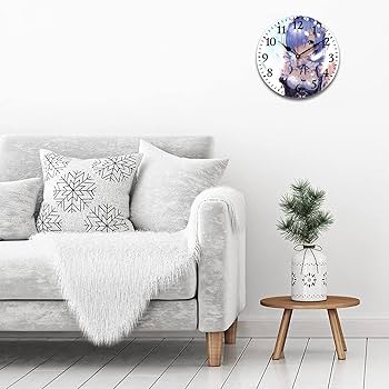 Amazon.co.jp: リゼロ Re Zero アニメ 掛け時計 木製壁掛け時計 静音
