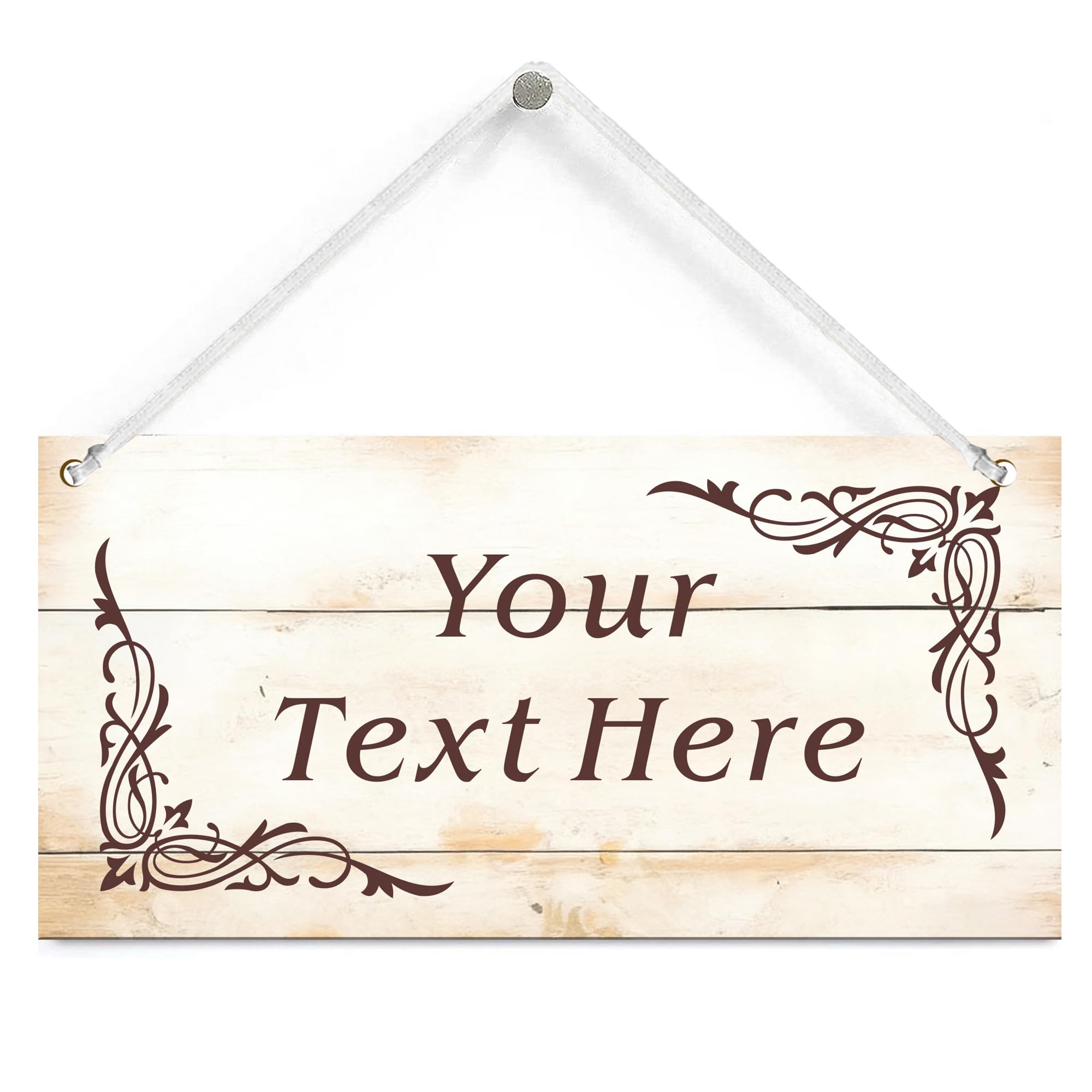 Personalised Gift for Anniversary Christmas Wedding Custom Gift for Couple Garden Sign Plaque Hanging House Sign Plaque Wooden Yard Sign Friendship Gifts (Design 6) โ image 1
