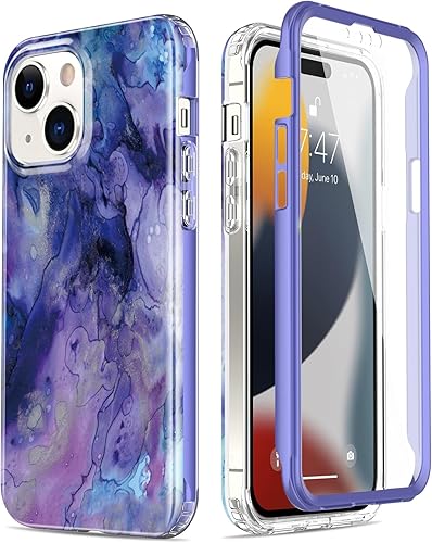 Esdot Funda para iPhone 15 con protector de pantalla integrado, funda duradera con diseños de moda para mujeres y niñas, elegante funda protectora
