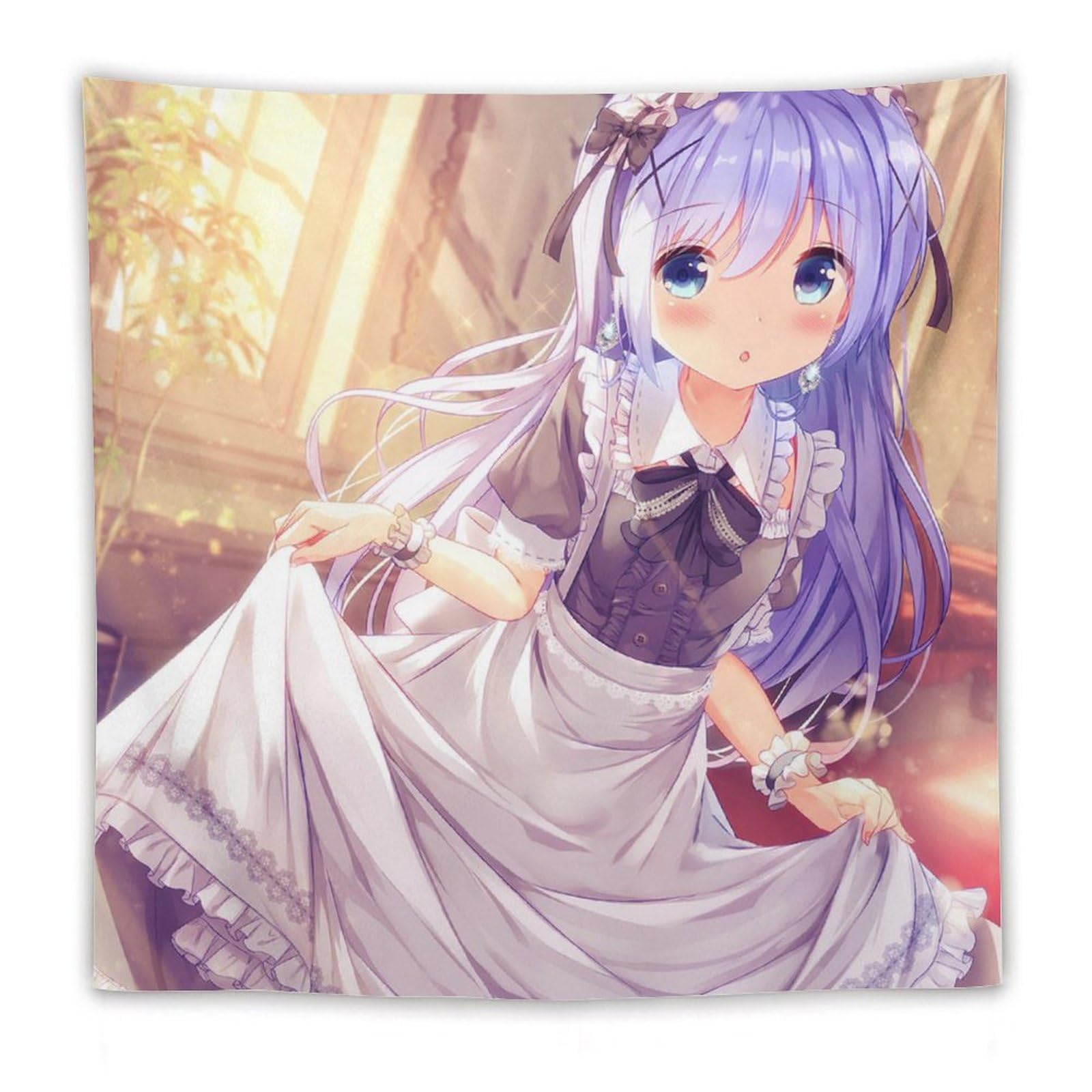 ごちうさ　タペストリー　キャンペーン用 Amazon.co.jp: タペストリー ごちうさ メイド服チノちゃん 大判