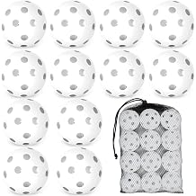 Mototo 12/30/60 Practice Baseballs for Hitting, 2.8 Inch Plastic Soft Baseballs for Practice Lightweight Soft Ball Hollow Training Softball for Sport Pitching Batting