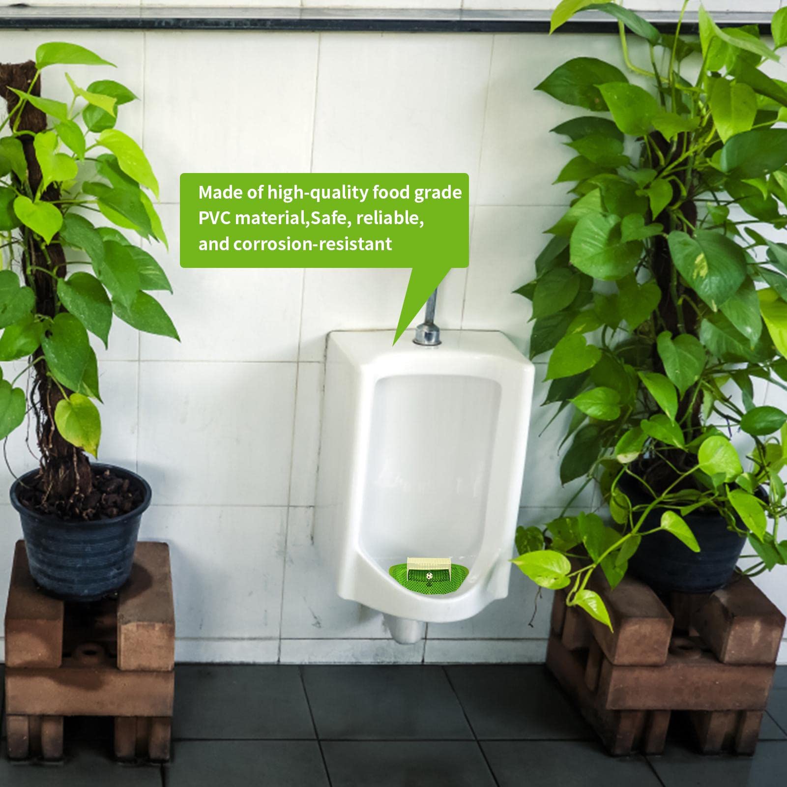 8er-Set Urinalsieb Mit Duft – Fußball-Design, Spritzschutz & Geruchskiller Für WC & Co.